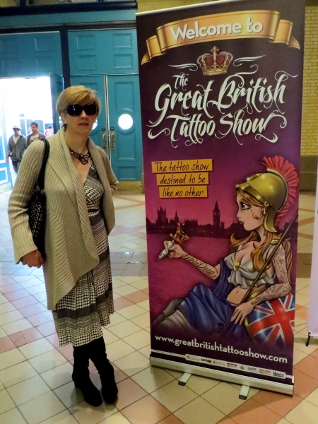 Modesty at The Great British Tattoo Show Doors