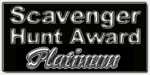 Scavenger Hunt Platinum Award