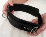 Uberkinky Bondage Strict Leather Locking Collar